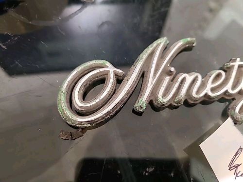 1980s oldsmobile ninety eight plastic stick on emblem oem gm