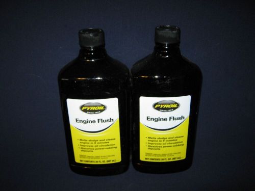 Two {2} pyroil 30 oz container engine flush pyef30-free ship-bin 4