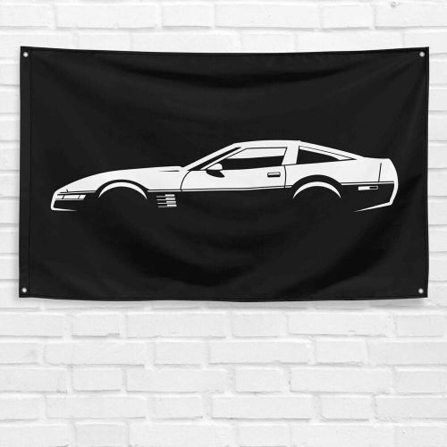 For chevrolet corvette coupe c4 1994 enthusiast 3x5 ft flag dad gift banner