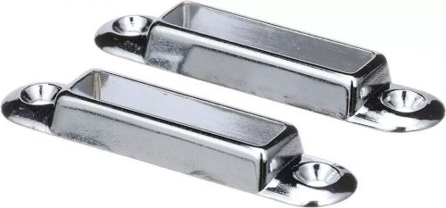 Boat cover support sockets, chrome plated zinc, set of 2