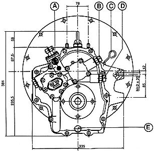 Techno drive marine gearbox tm93a r=2 40:1