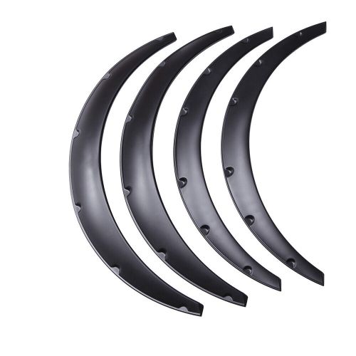 4x4.5&#034; car fender flares wide body wheel arches extension for subaru wrx impreza