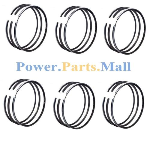 Piston rings ( std, 6 set for one engine ) for mitsubishi 6d31t engine sk200