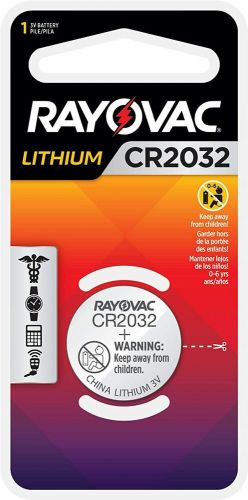 Button cell battery - cr2032 rayovac