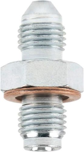 Allstar performance -3 to 3/8&#034; -24 adapter fitting with washer zinc