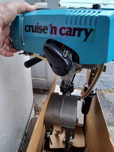 New unused with box cruise &#039;n carry outboard boat motor model #6700 2.7 hp nos