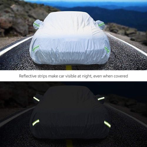 Full car cover outdoor waterproof snow uv protection 6 layers for toyota corolla