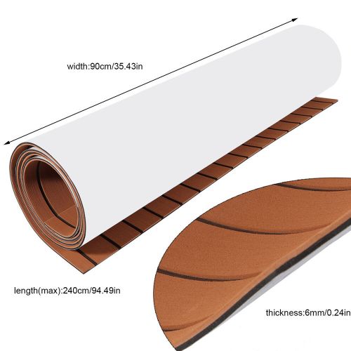 Eva foam boat decking deluxe marine yacht flooring mat faux teak decking sheet