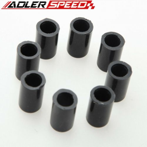 12mm 15/32&#034; silicone blanking cap intake vacuum hose end bung caps black x 8pcs