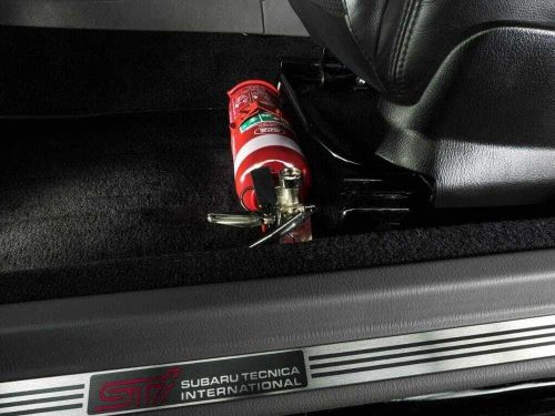 Suits subaru (1989-2014) fire extinguisher bracket