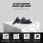 Universal style abs roof shark fins spoiler wings kit vortex gene6080-