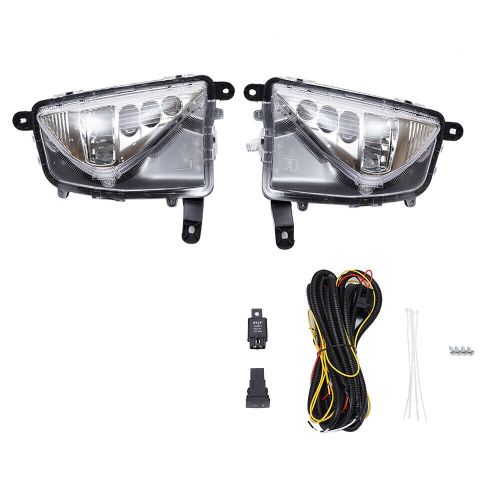 For toyota prius 2016 2017 2018 pair led front bumper fog light lamp&amp;turn signal