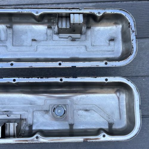 Corvette 1965-72 bbc big block chevy 396 402 427 454 chrome valve covers