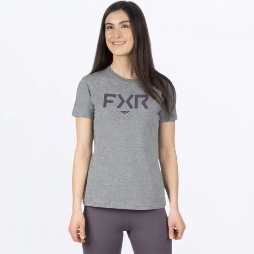 Fxr racing helium premium womens t-shirts md gray