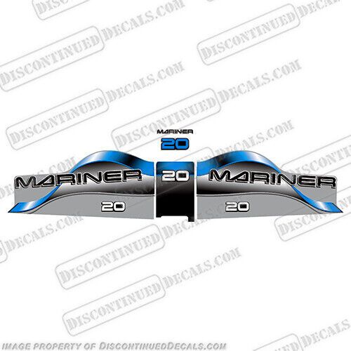 Fits mariner 20 decal kit - blue