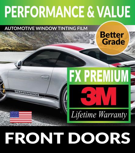 Precut front doors tint w/ 3m fx-premium for jeep grand cherokee 22-24