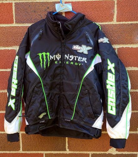 Castle x monster energy tucker hibbert 68 snowmobile racing 3 in 1 jacket size s