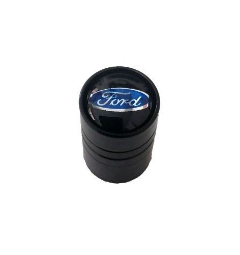 Ford dust caps x4 black (metal)