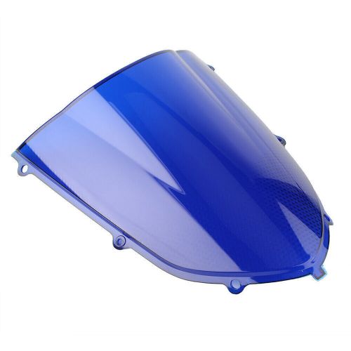 Front windshield wind screen for kawasaki zx10r 2004-2005 abs plastic blue