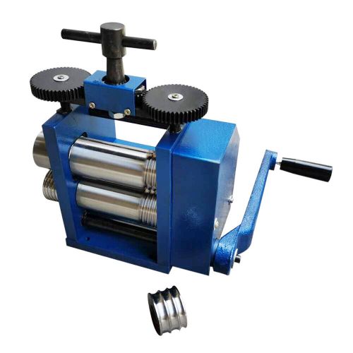 Commercial rolling mill machine roller metal wire flat pressed jewelry tool 75mm