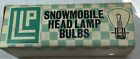 Vintage snowmobile head lamp bulb brand llp 12v 45 watt lexington leisure prod.