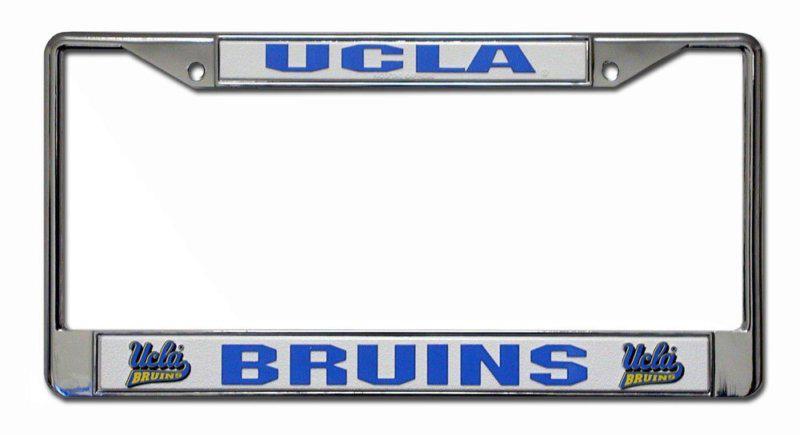 License plate frame metal chrome car truck suv ucla bruins