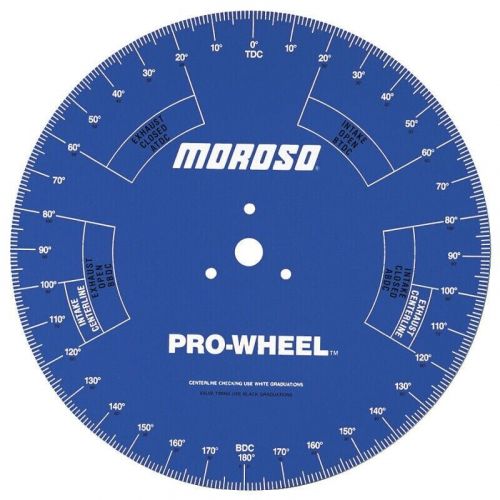 Moroso 62191 professional series 18&#034; universal camshaft cam degree wheel tool