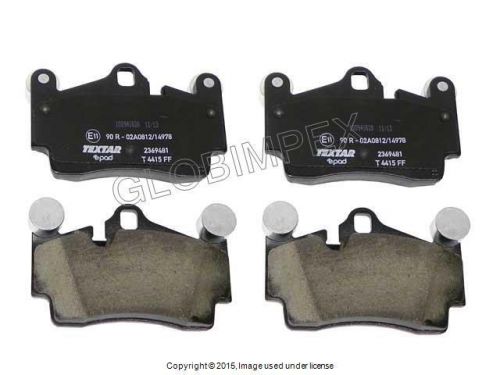 Audi / vw (2004-2014) rear brake pad set textar epad ceramic