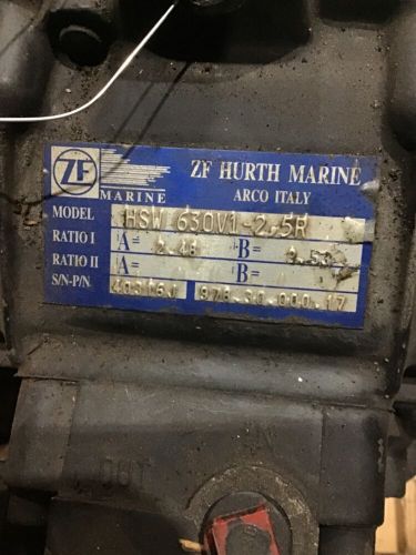 Hurth 630v1-zf 63 v1 2.48 to 1 ratio does not turn for parts only