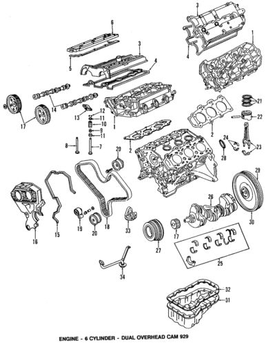 Genuine mazda valve cover je48-10-2b0