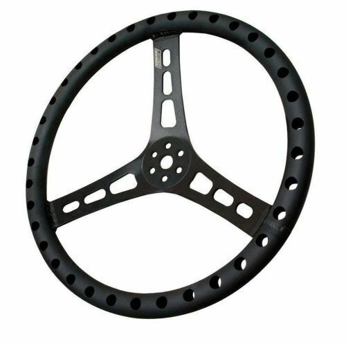 Joes racing products 13513-b 13&#034; lightweight dished steering wheel; aluminum