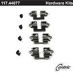 Centric parts 117.44077 rear disc hardware kit