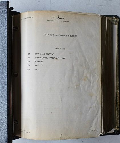 Britten norman bn-2 islander maintenance manual circa 1982