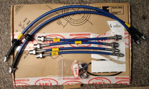 Hel brake lines hoses for bmw 3 series e36 323i abs 1997-2000 | blue | new!