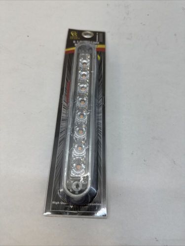 Gg grand general 76091 6.5 inches amber/clear 9 led light bar