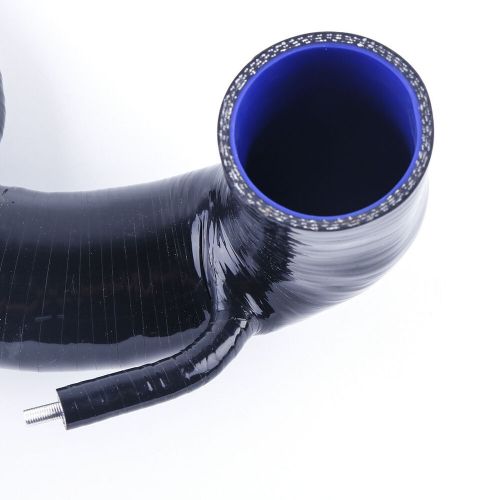 Black air intake induction tube for mazdaspeed 3 6 mazda 6 mps 2.3l turbocharged