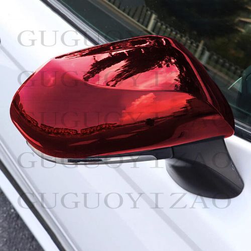 For toyota avalon 2019-2025 glossy red side door rearview mirror cover trim cap