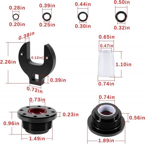 Hydraulic steering cylinder seal kit for seastar hs5157 hs5167 hc5340 hc5341