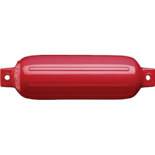 Polyform g series twin eye fender 6.5&#034; x 22&#034;, classic red