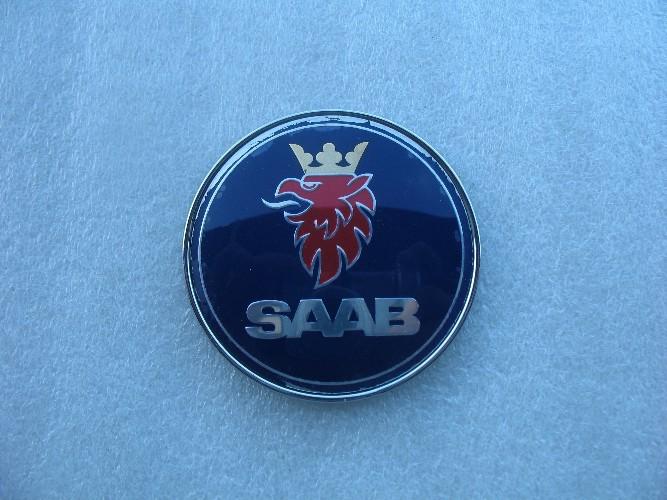 1999 2000 2001 2002 saab 9-3 93 front hood emblem logo decal badge sign used oem