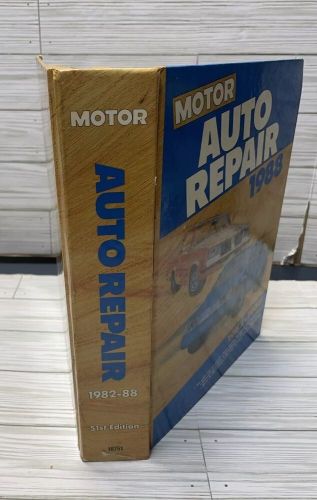 Motor auto repair 1988 manual 1982-1988 hard cover