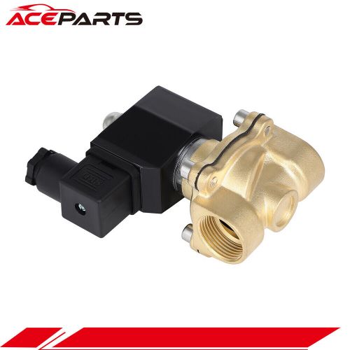 8x 3/4&#034; npt air ride suspension valve electric solenoid brass 220-240v air n/c