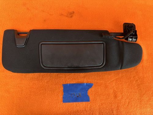 15-20 mustang coupe black sun visor sun shade sunvisor passenger rh oem