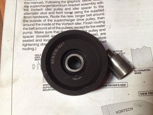 1996-1998 mustang cobra vortech idler pulley