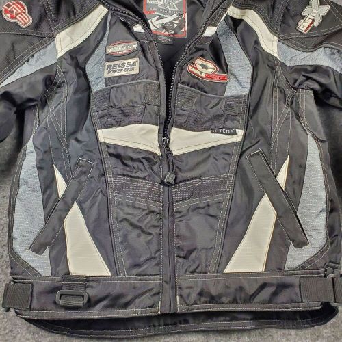 Castle x snowmobile jacket youth medium black child winter coat cr2 racing