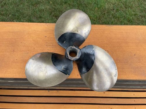 10&#034; bronze boat propeller 1&#034; taper shaft, sx5125, 10-8 l, left hand