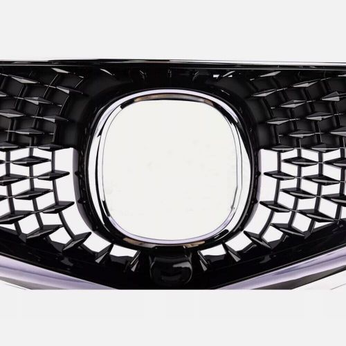 Fit for acura mdx 2017-2020 black and silver front grille bumper grill