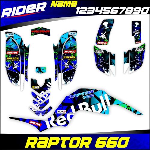 Yamaha raptor 660 decals graphics kit stickers