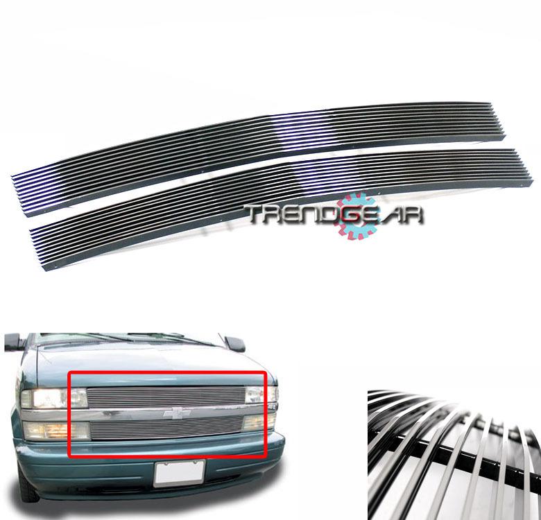 1995-2005 chevy astro van 3-door jdm 4.3l front upper billet grille 01 02 03 04