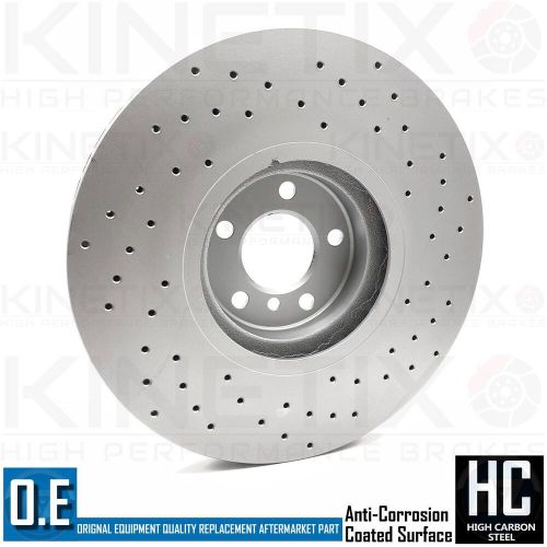 For bmw x5 m50d 50i drilled front rear brake discs textar oem pads 385mm 345mm